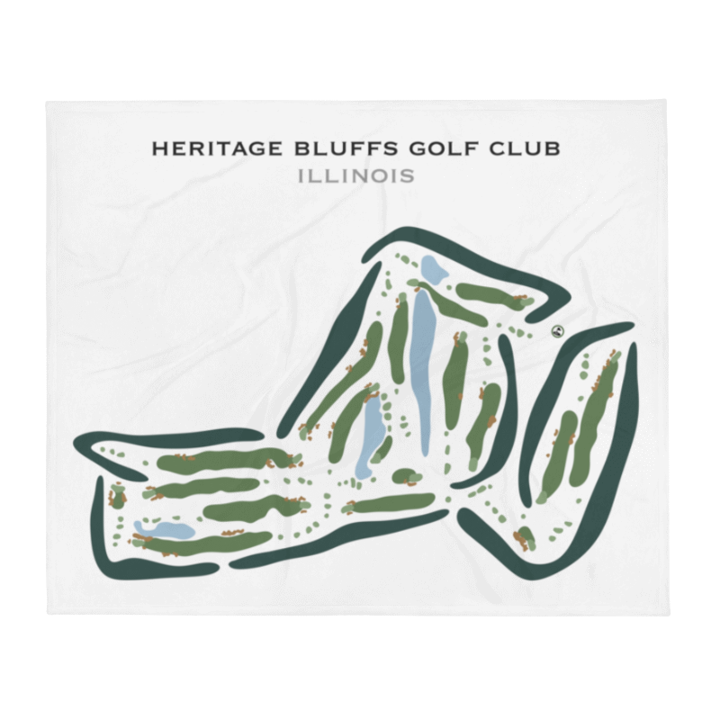 Heritage Bluffs Golf Club, Illinois - Printed Golf Courses