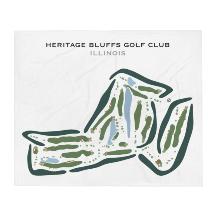 Heritage Bluffs Golf Club, Illinois - Printed Golf Courses