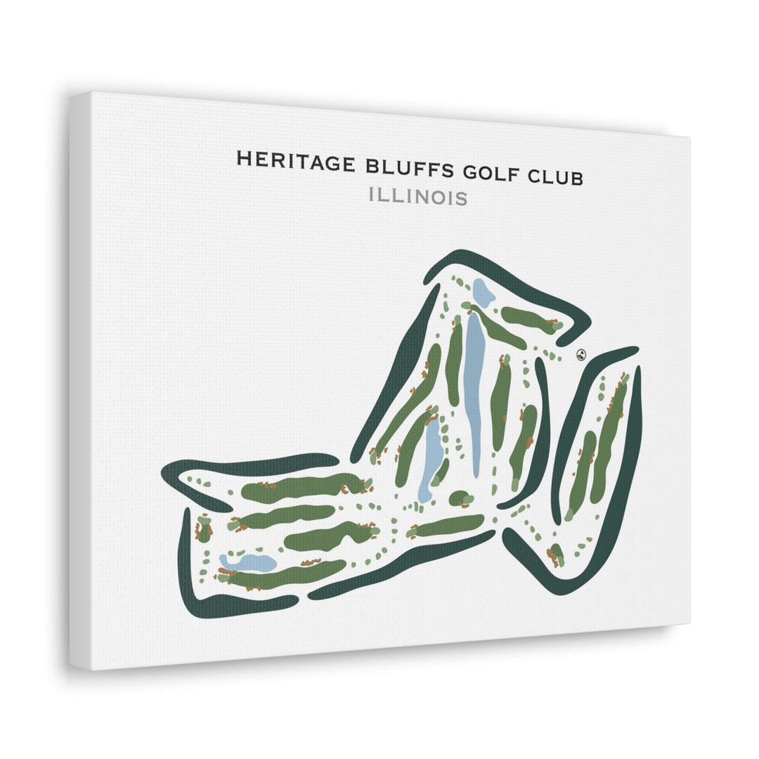 Heritage Bluffs Golf Club, Illinois - Printed Golf Courses