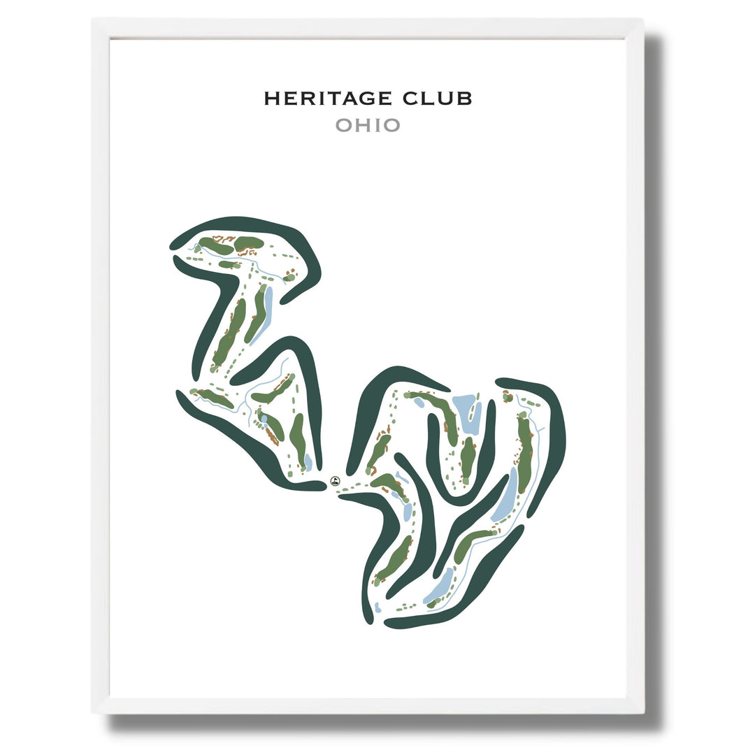 Heritage Golf Club, Ohio - Printed Golf Courses