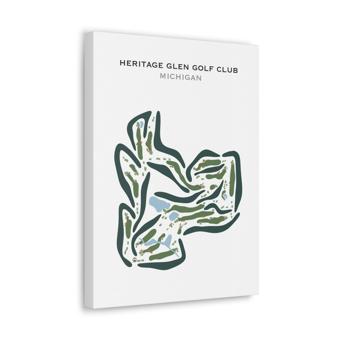 Heritage Glen Golf Club, Michigan - Printed Golf Courses