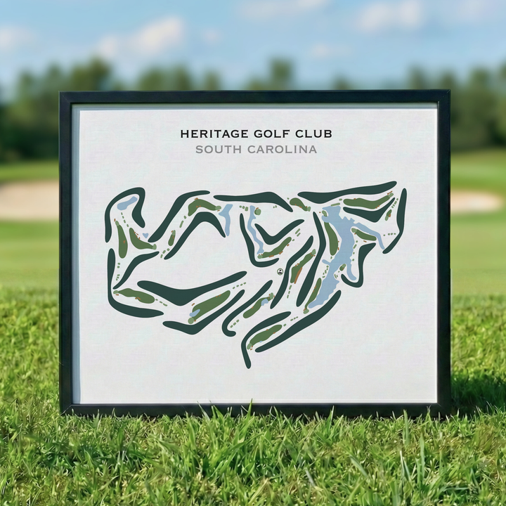 Heritage Golf Club, South Carolina - Printed Golf Course