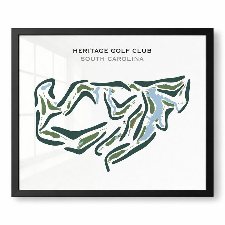 Heritage Golf Club, South Carolina - Printed Golf Course
