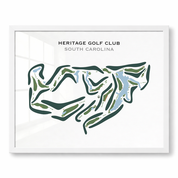 Heritage Golf Club, South Carolina - Printed Golf Course