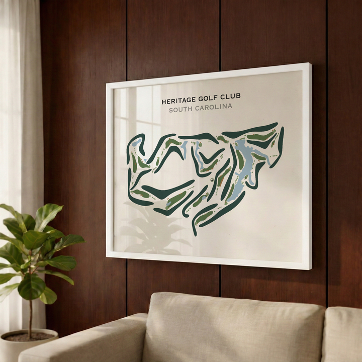 Heritage Golf Club, South Carolina - Printed Golf Course