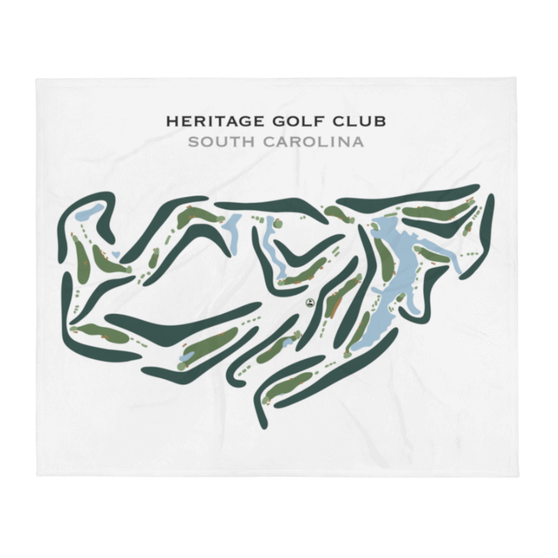 Heritage Golf Club, South Carolina - Printed Golf Course