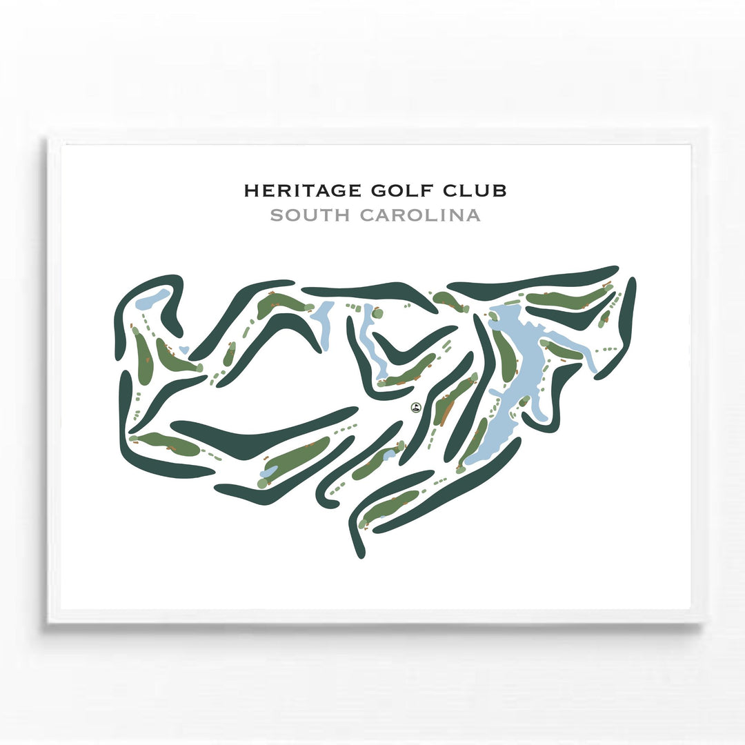 Heritage Golf Club, South Carolina - Printed Golf Course