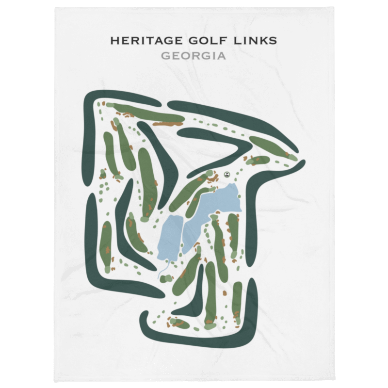 Heritage Golf Links, Georgia - Printed Golf Course