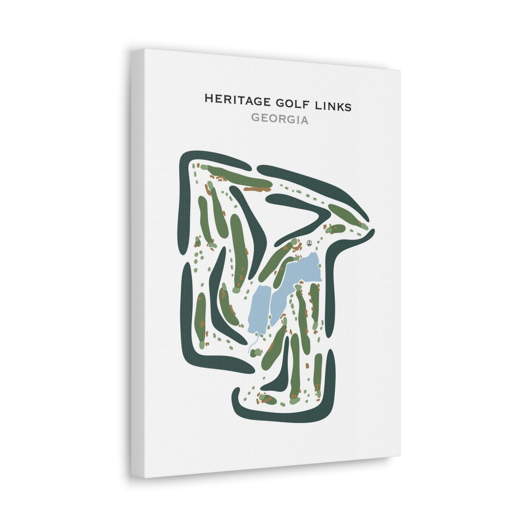 Heritage Golf Links, Georgia - Printed Golf Course