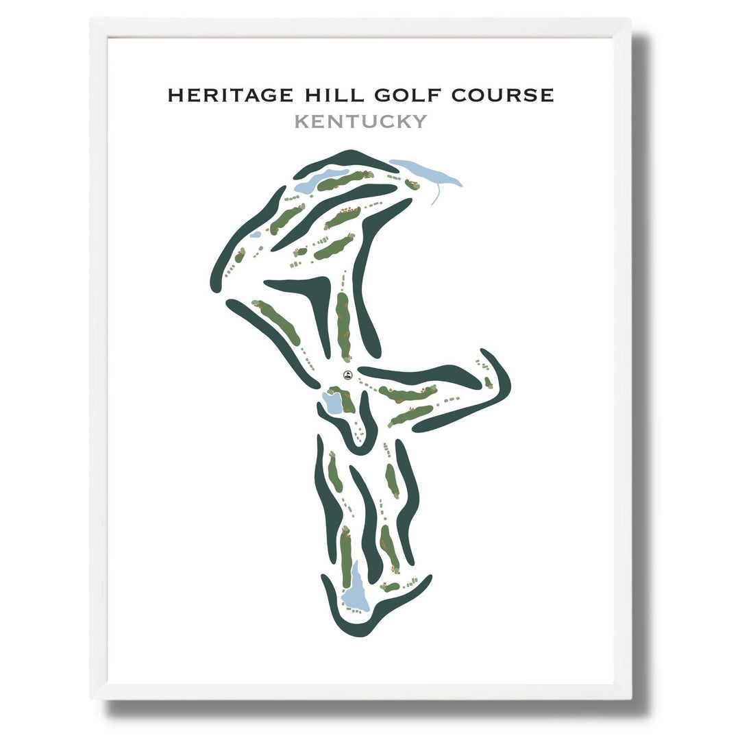 Heritage Hill Golf Course, Kentucky - Printed Golf Courses - Golf Course Prints
