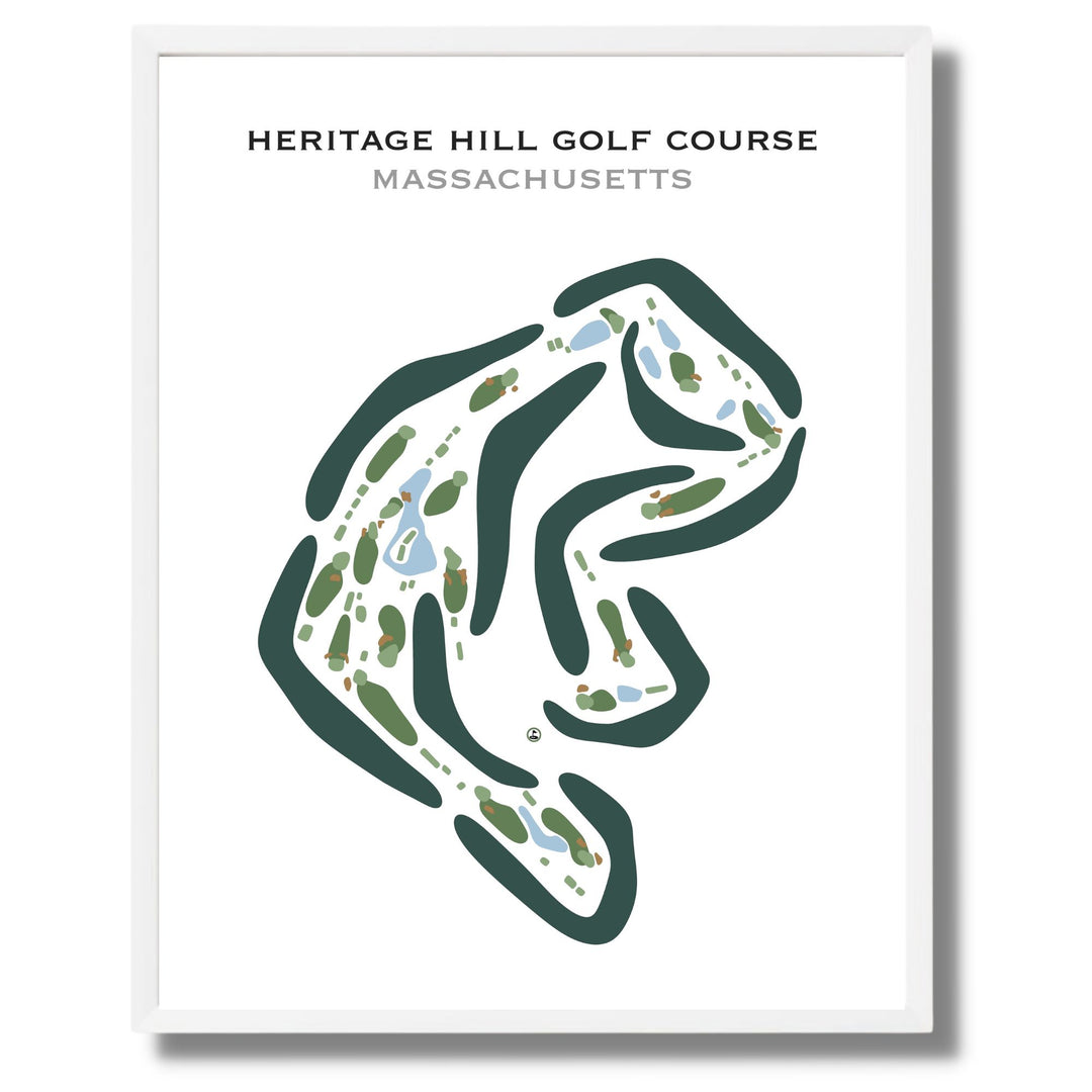 Heritage Hill Golf Course, Massachusetts - Printed Golf Courses