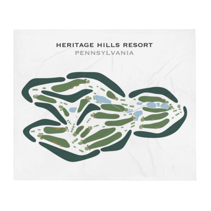 Heritage Hills Resort, Pennsylvania - Printed Golf Courses