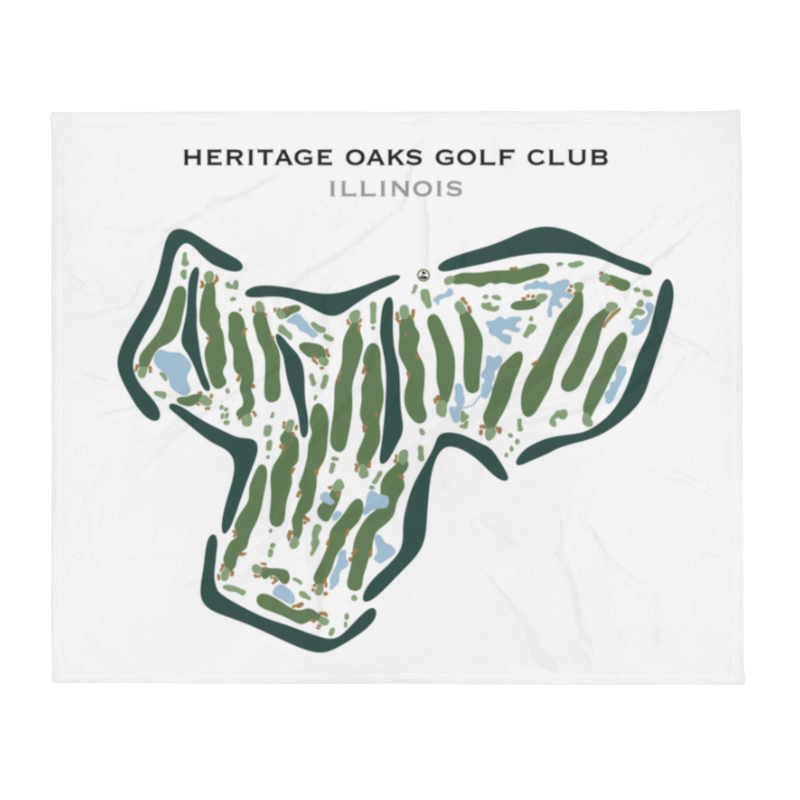 Heritage Oaks Golf Club, Illinois - Printed Golf Course