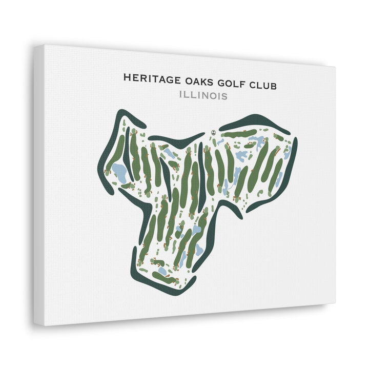 Heritage Oaks Golf Club, Illinois - Printed Golf Course