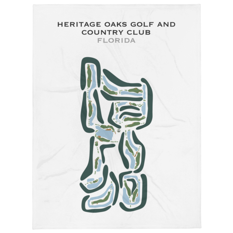 Heritage Oaks Golf & Country Club, Florida - Printed Golf Courses