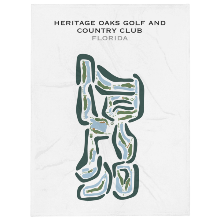 Heritage Oaks Golf & Country Club, Florida - Printed Golf Courses