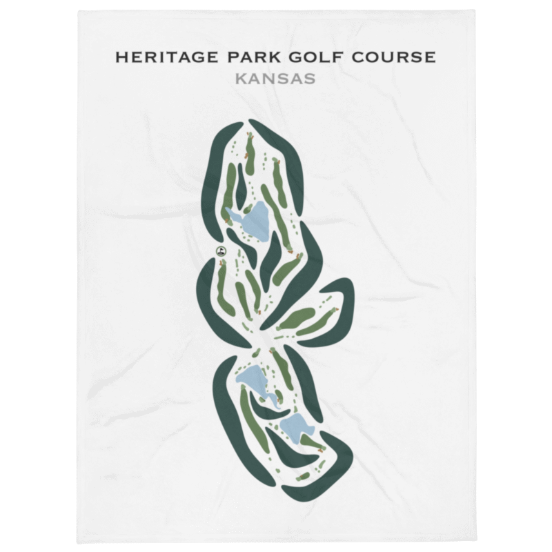 Heritage Park Golf Course, Kansas - Printed Golf Courses