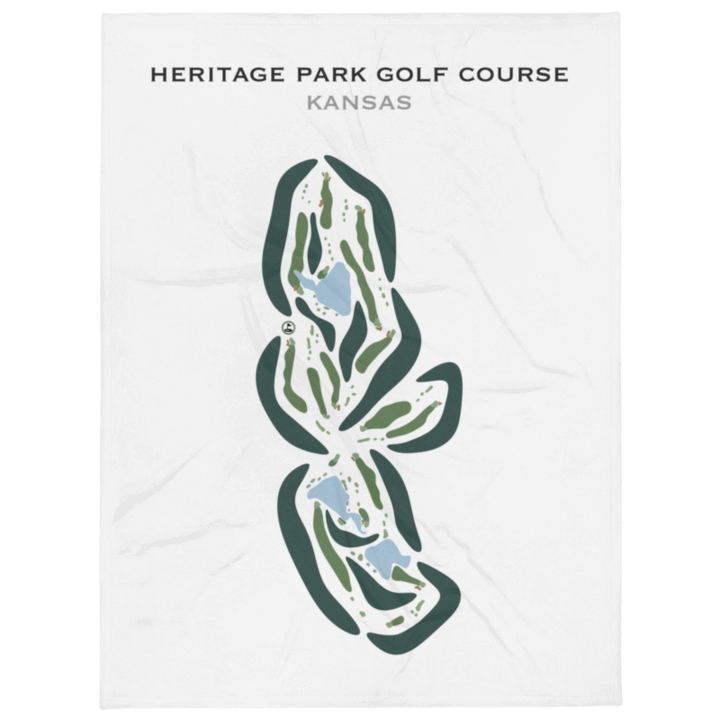 Heritage Park Golf Course, Kansas - Printed Golf Courses