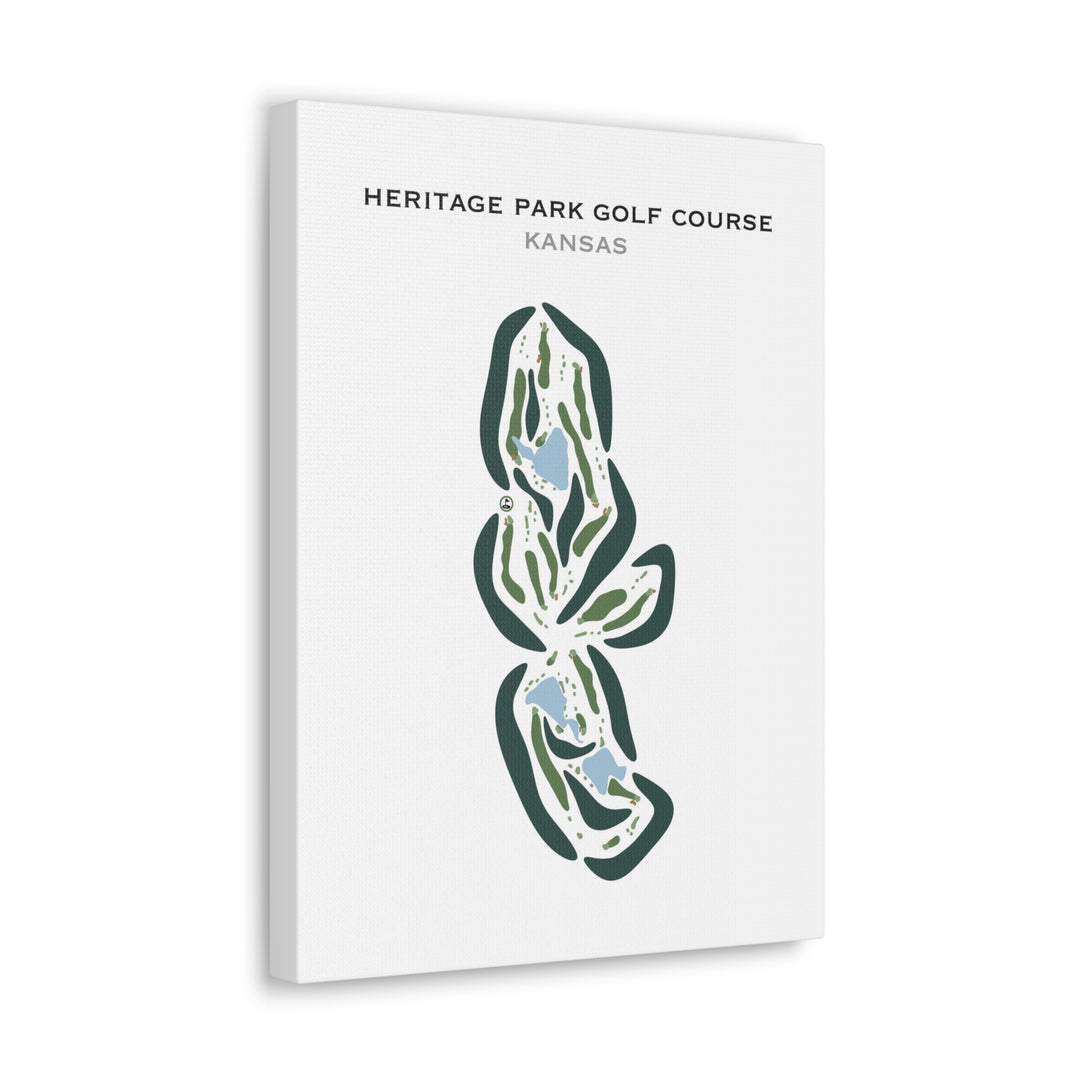 Heritage Park Golf Course, Kansas - Printed Golf Courses