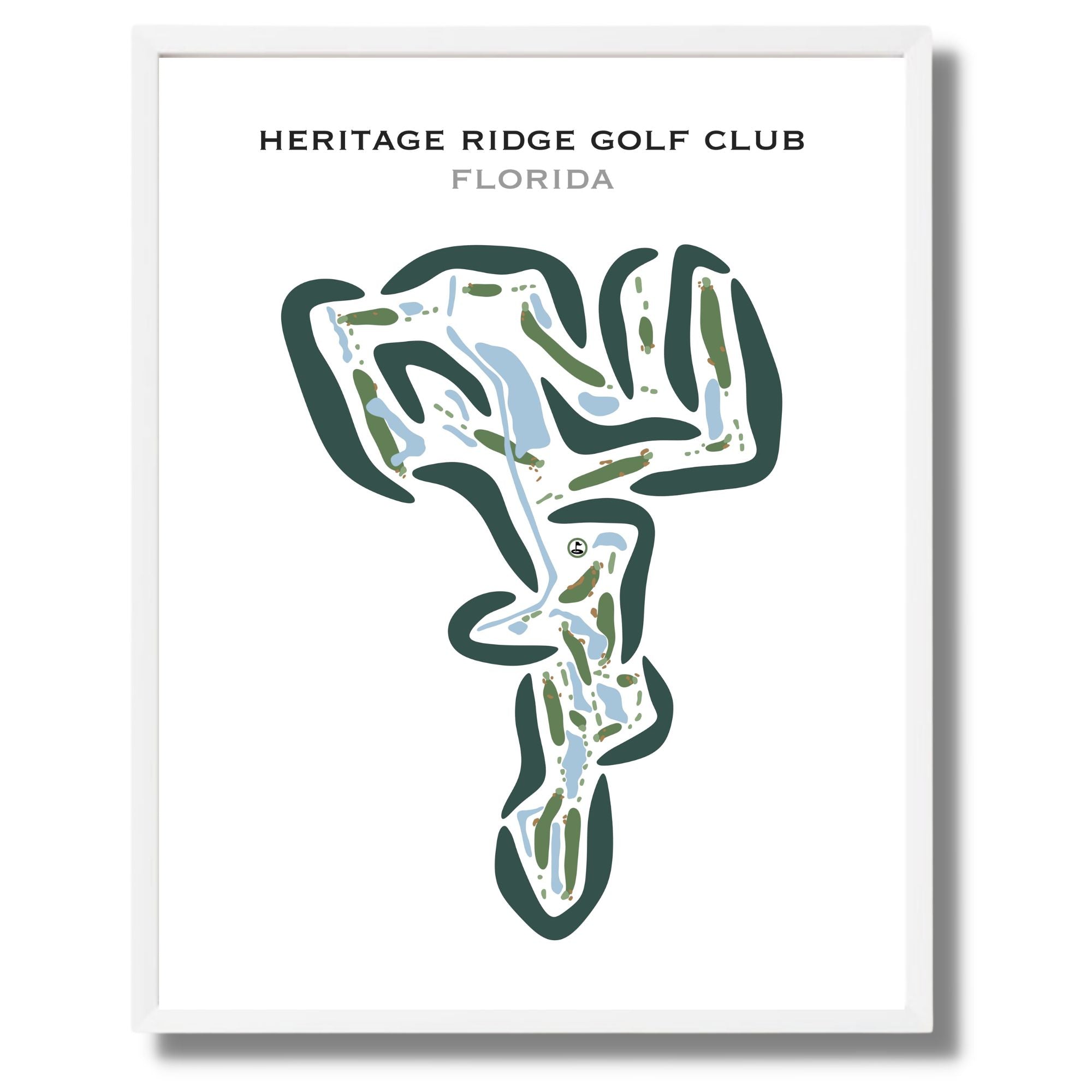 Buy the best printed golf course Heritage Ridge Golf Club, Florida