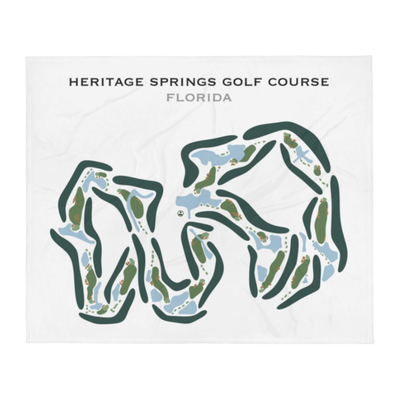 Heritage Springs Golf Course, Florida - Printed Golf Courses