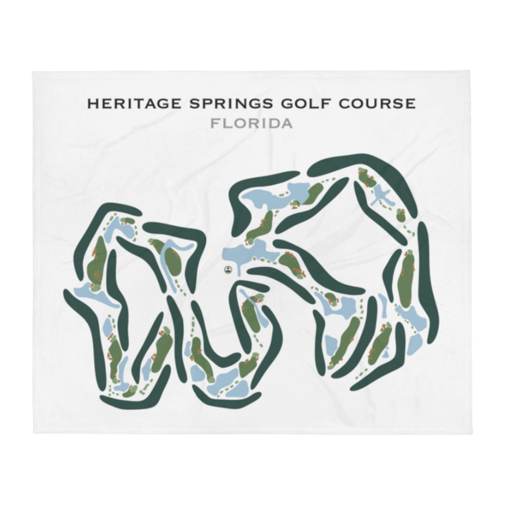 Heritage Springs Golf Course, Florida - Printed Golf Courses