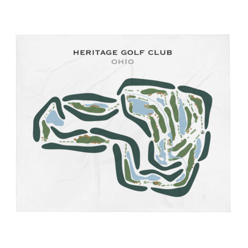 Heritage Golf Club, Ohio - Printed Golf Courses