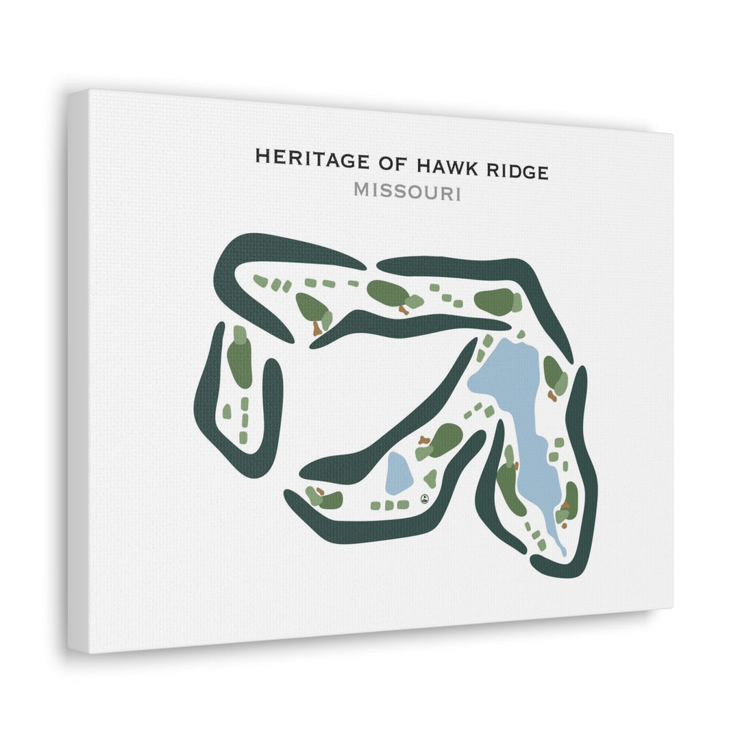 Heritage of Hawk Ridge, Missouri - Printed Golf Courses