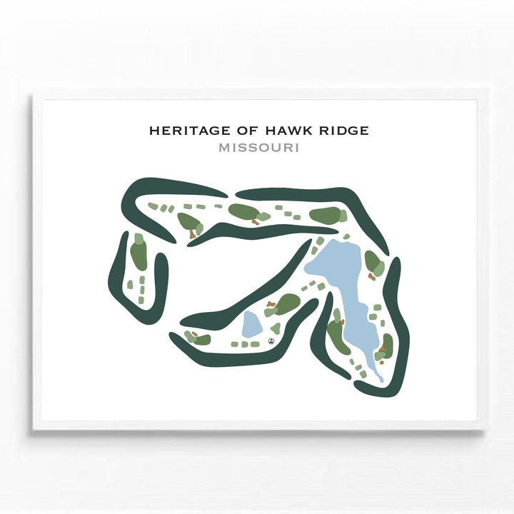 Heritage of Hawk Ridge, Missouri - Printed Golf Courses