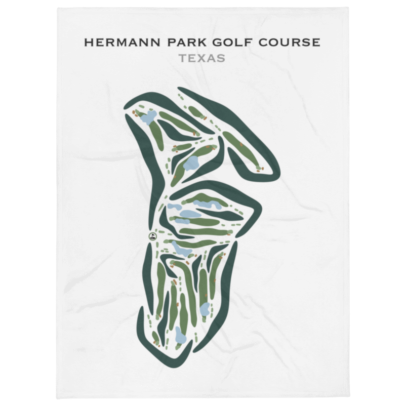 Hermann Park Golf Course, Texas - Printed Golf Courses