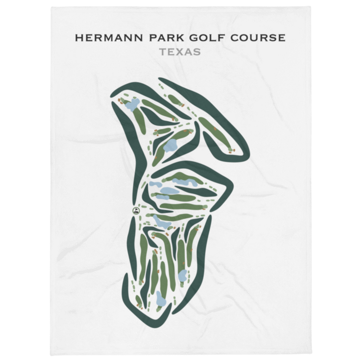 Hermann Park Golf Course, Texas - Printed Golf Courses