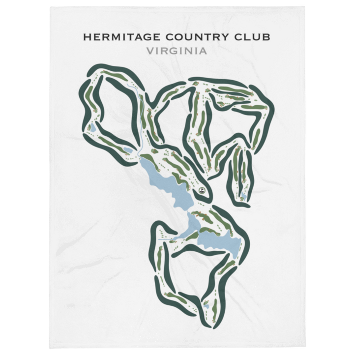 Hermitage Country Club, Virginia - Printed Golf Courses