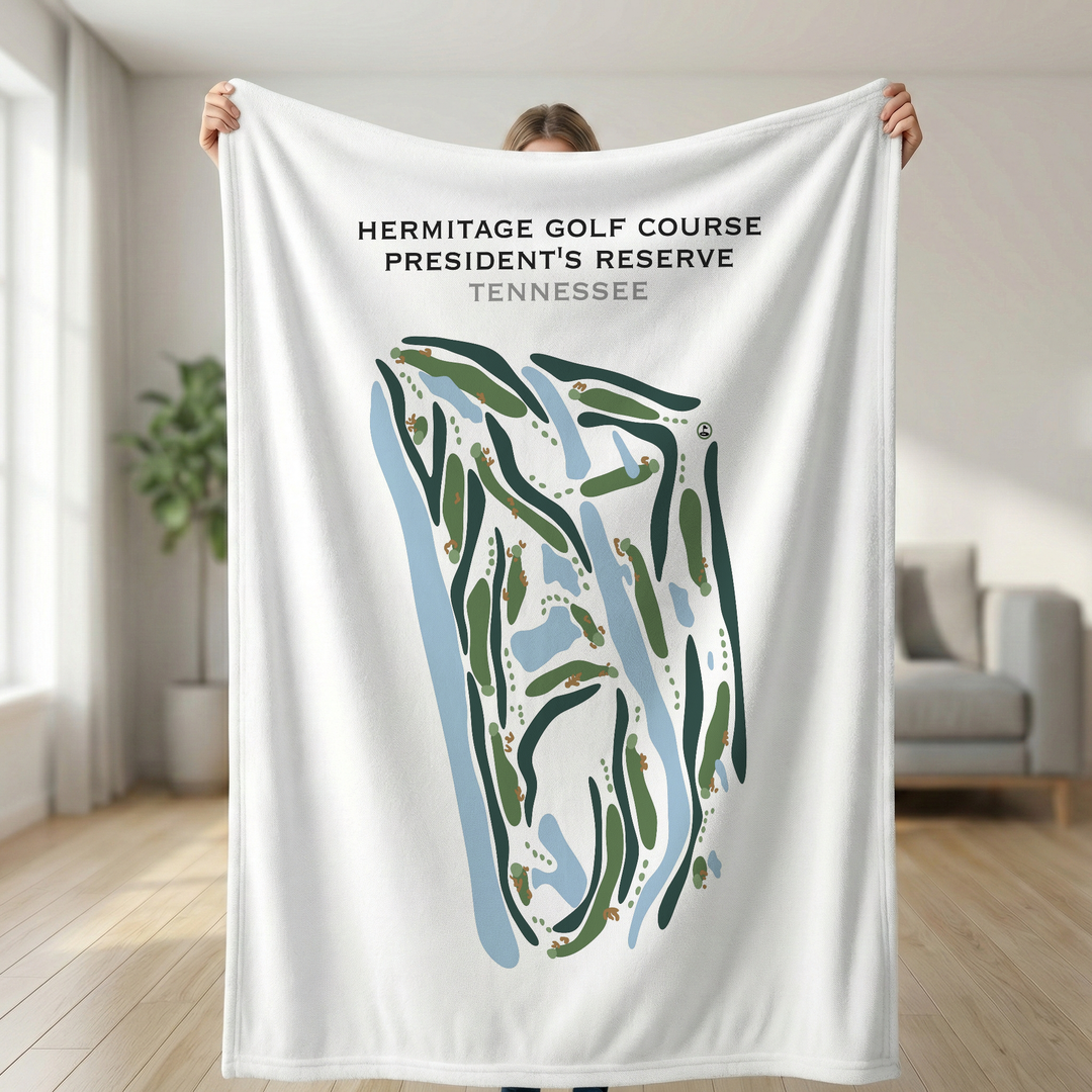 Hermitage Golf Course President's Reserve, Tennessee - Printed Golf Courses