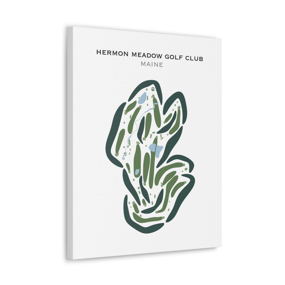 Hermon Meadow Golf Club, Maine - Printed Golf Courses