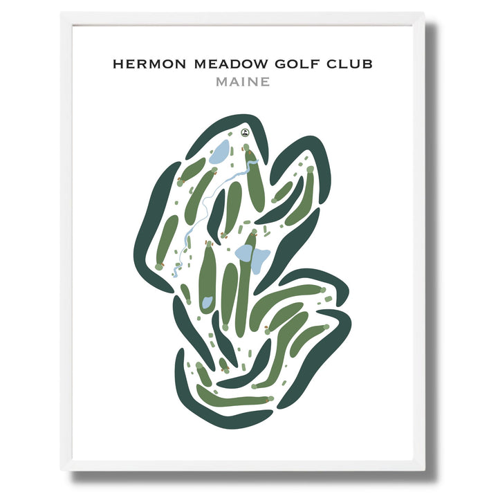 Hermon Meadow Golf Club, Maine - Printed Golf Courses