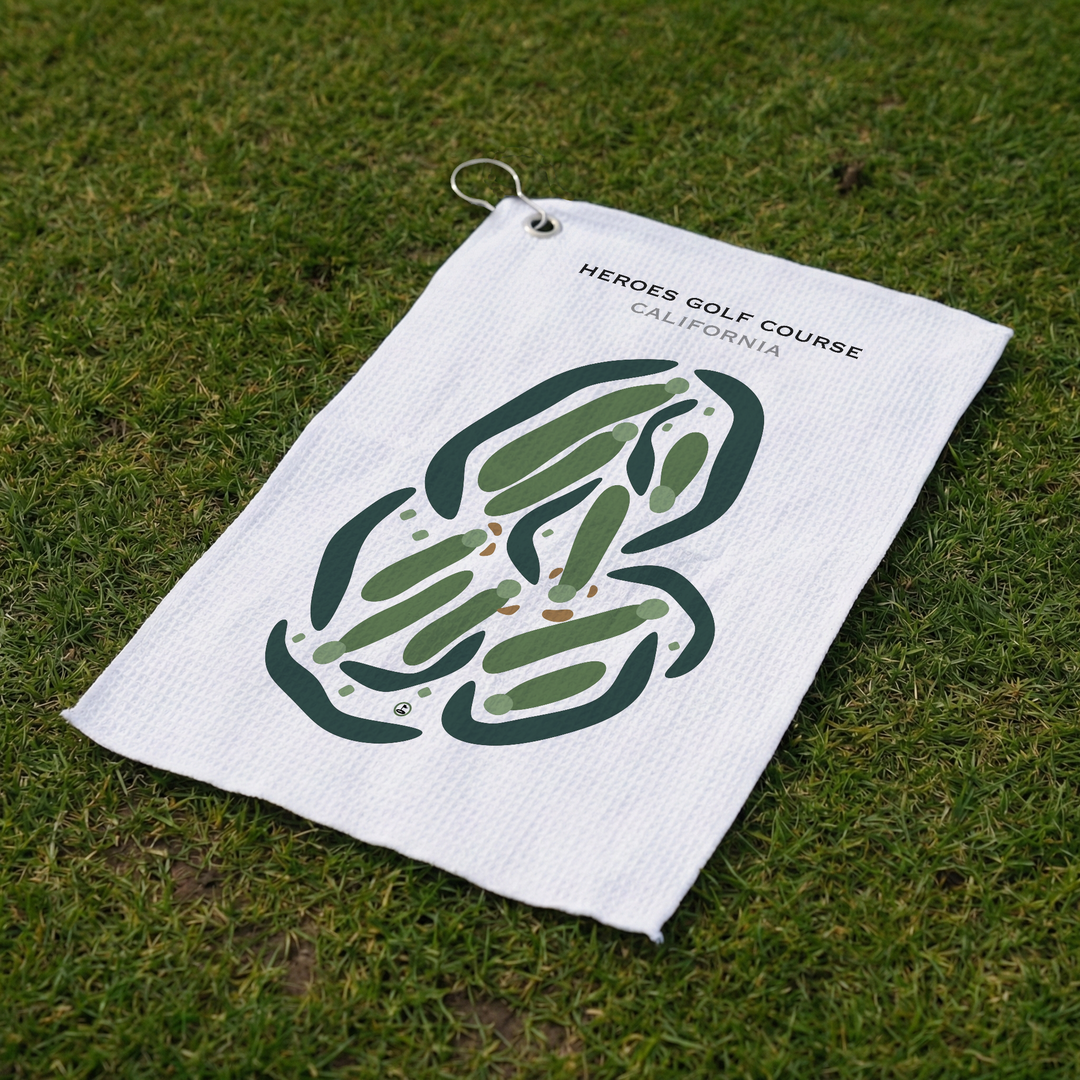 Heroes Golf Course, California - Printed Golf Courses