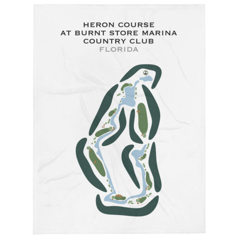 Heron Course at Burnt Store Marina Country Club, Florida - Printed Golf Courses