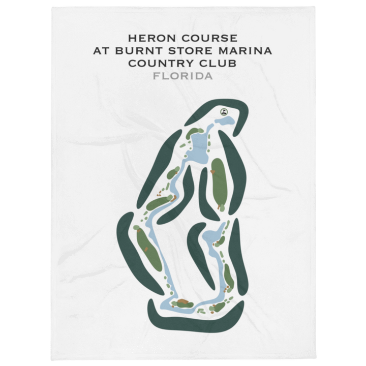 Heron Course at Burnt Store Marina Country Club, Florida - Printed Golf Courses