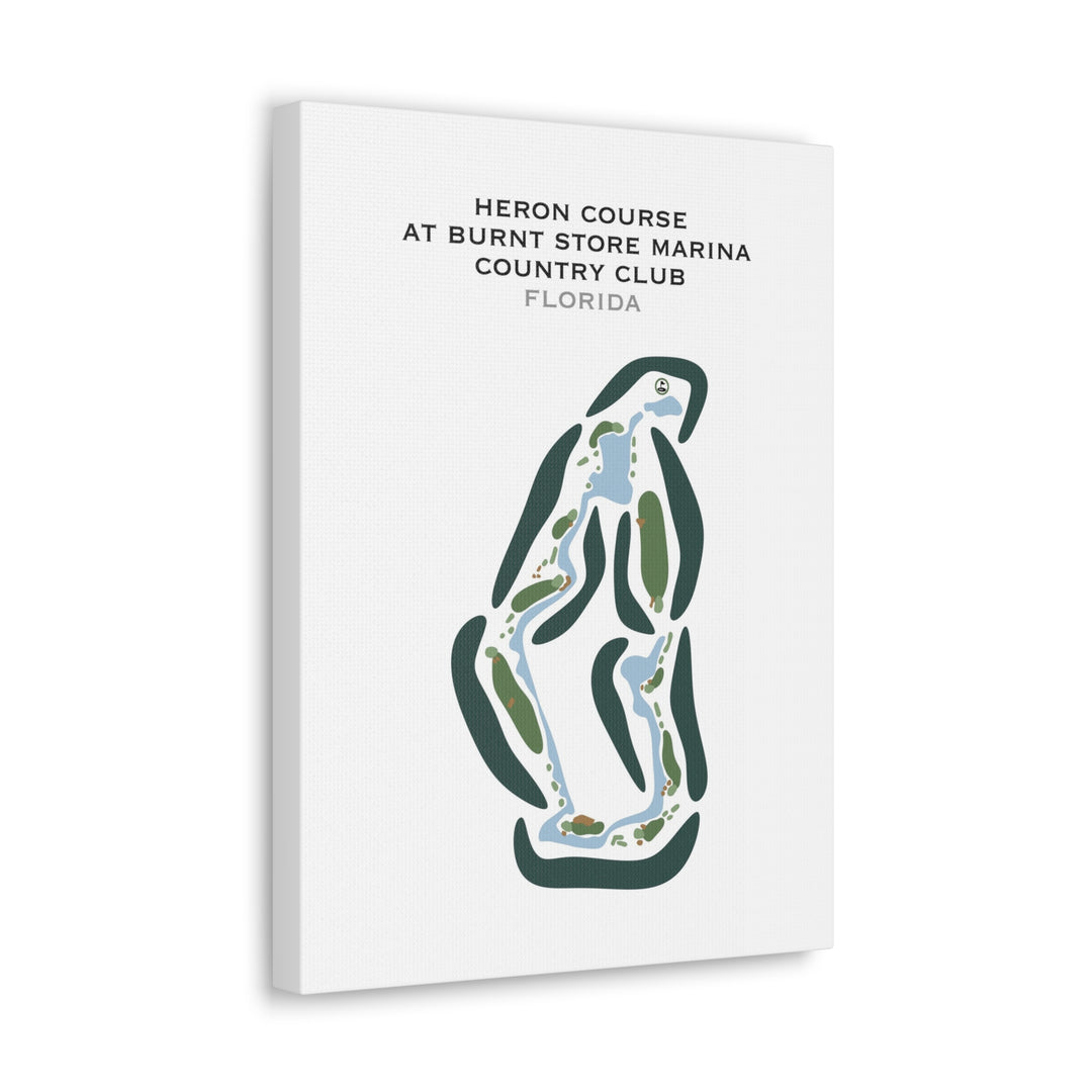Heron Course at Burnt Store Marina Country Club, Florida - Printed Golf Courses