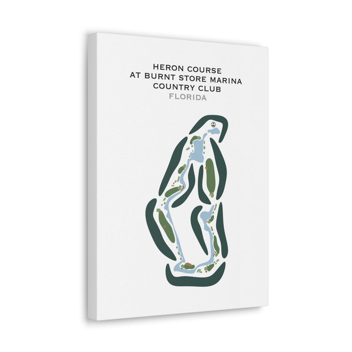 Heron Course at Burnt Store Marina Country Club, Florida - Printed Golf Courses