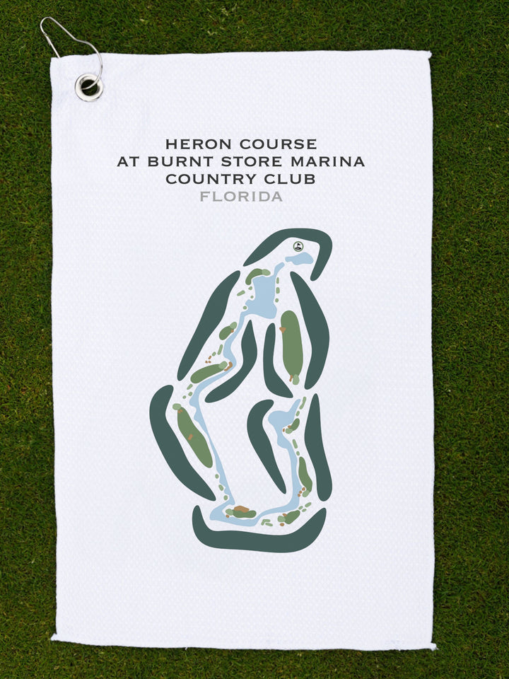Heron Course at Burnt Store Marina Country Club, Florida - Printed Golf Courses