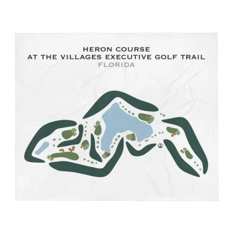 Heron Course at The Villages Executive Golf Trail, Florida - Printed Golf Courses