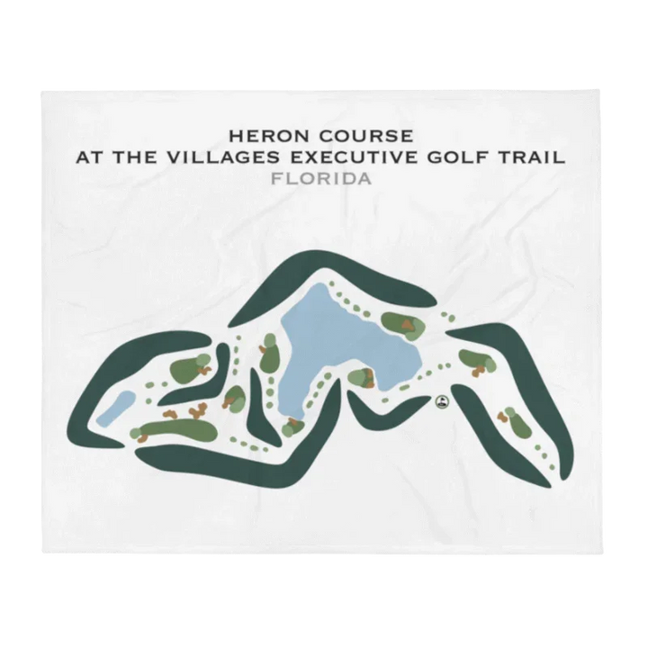Heron Course at The Villages Executive Golf Trail, Florida - Printed Golf Courses