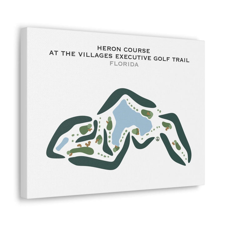 Heron Course at The Villages Executive Golf Trail, Florida - Printed Golf Courses