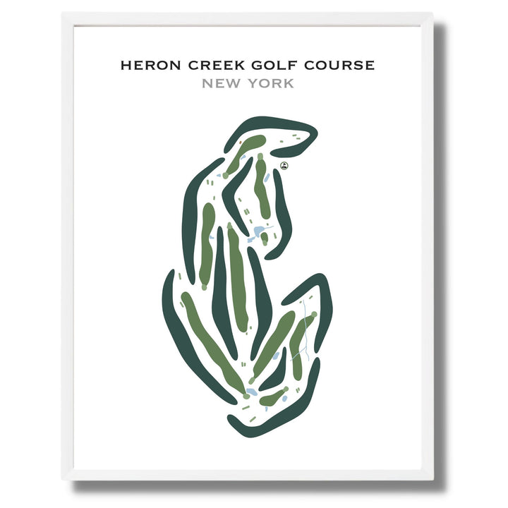 Heron Creek Golf Course, New York - Printed Golf Courses