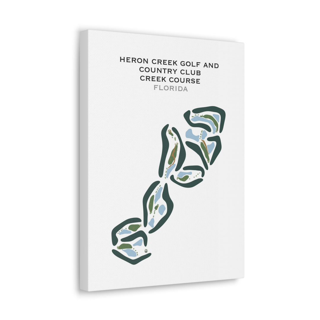 Heron Creek Golf & Country Club, Creek Course, Florida - Printed Golf Courses