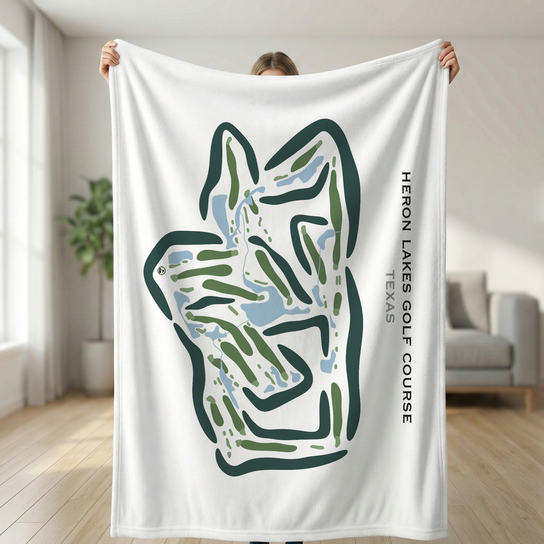 Heron Lakes Golf Course, Texas - Printed Golf Courses