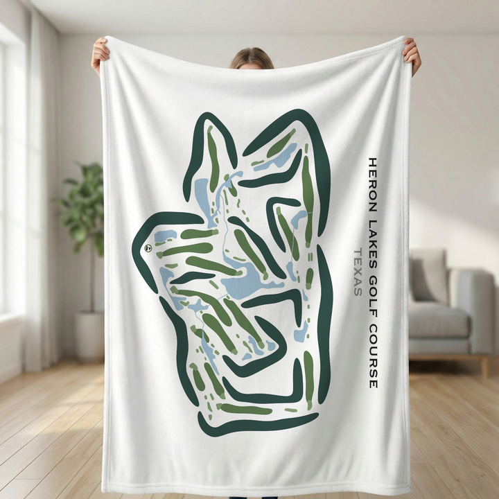 Heron Lakes Golf Course, Texas - Printed Golf Courses