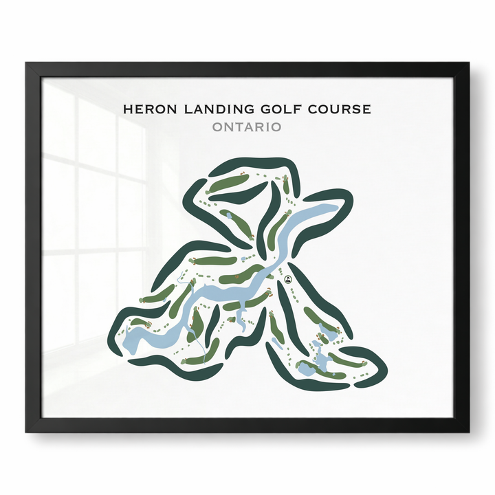 Heron Landing Golf Course, Canada - Printed Golf Courses