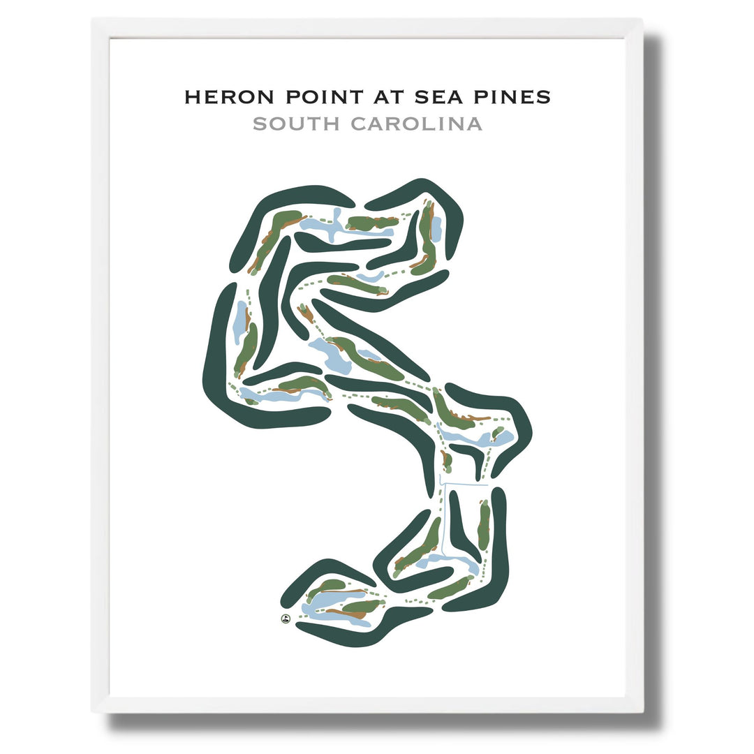 Heron Point at Sea Pines, South Carolina - Printed Golf Courses